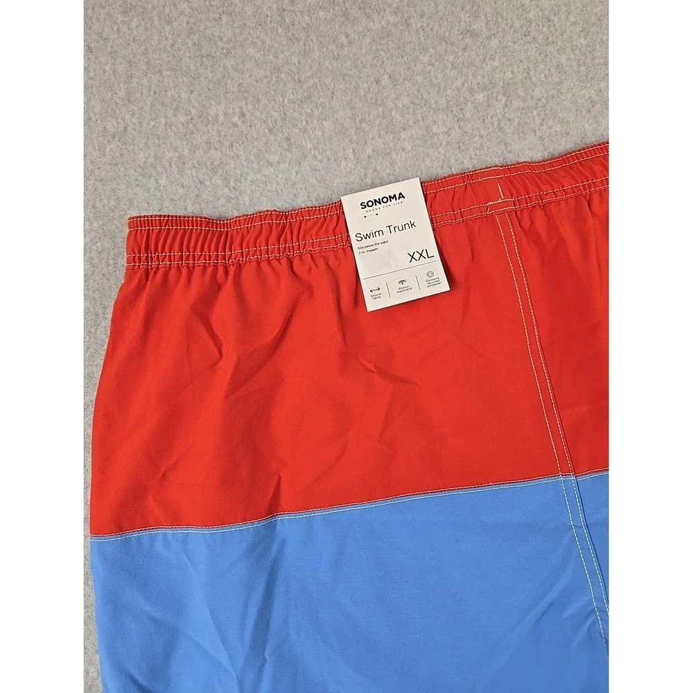 Sonoma‎ Swim Trunk Shorts Mens Size XXL Lined 7
